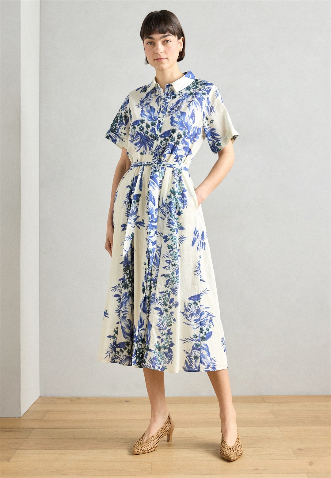 Lollys Laundry DRESS - Blusenkleid - blue/blau