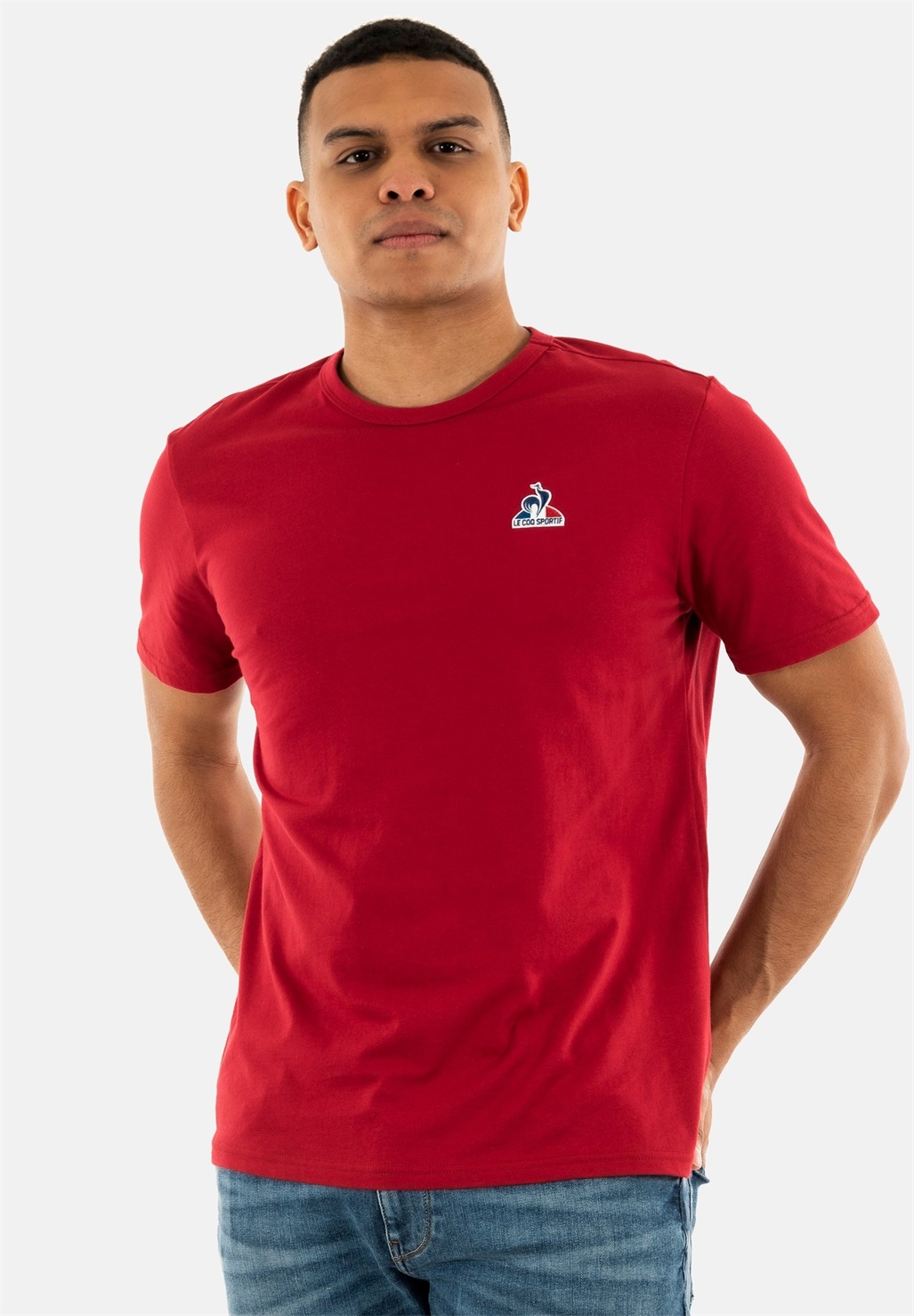le coq sportif ESSENTIELS - T-Shirt basic - rouge/rot