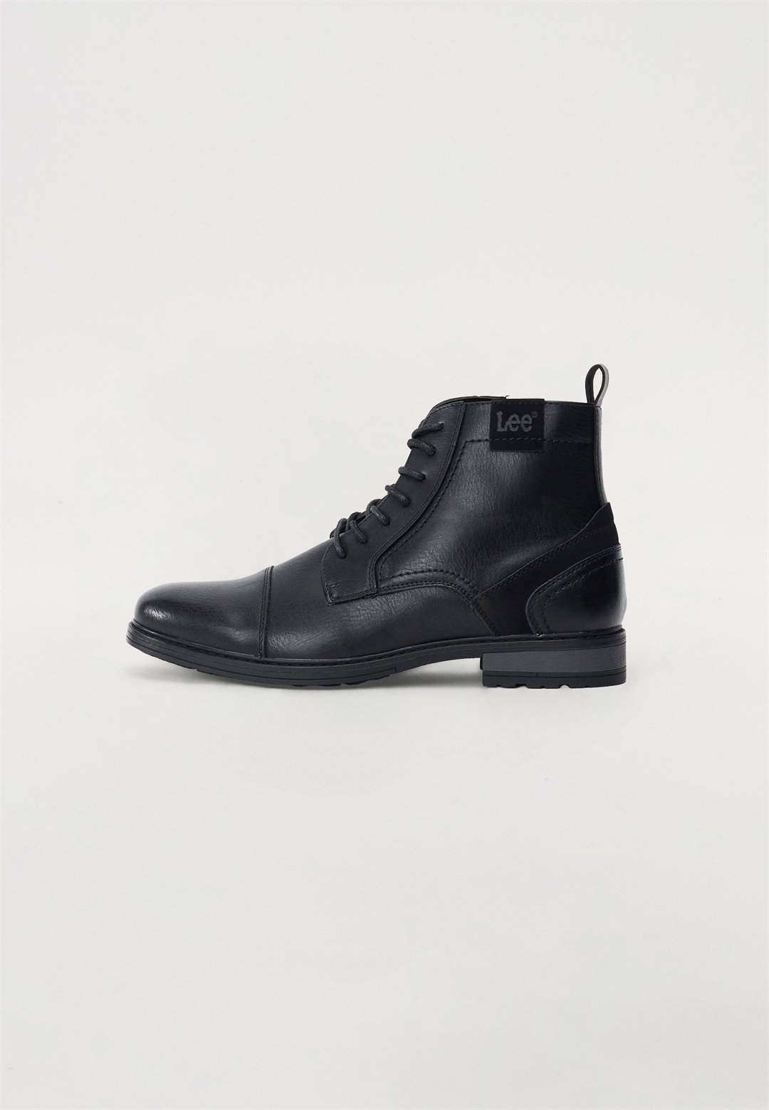 Lee BLAKE MEN MID - Schnürstiefelette - black/schwarz