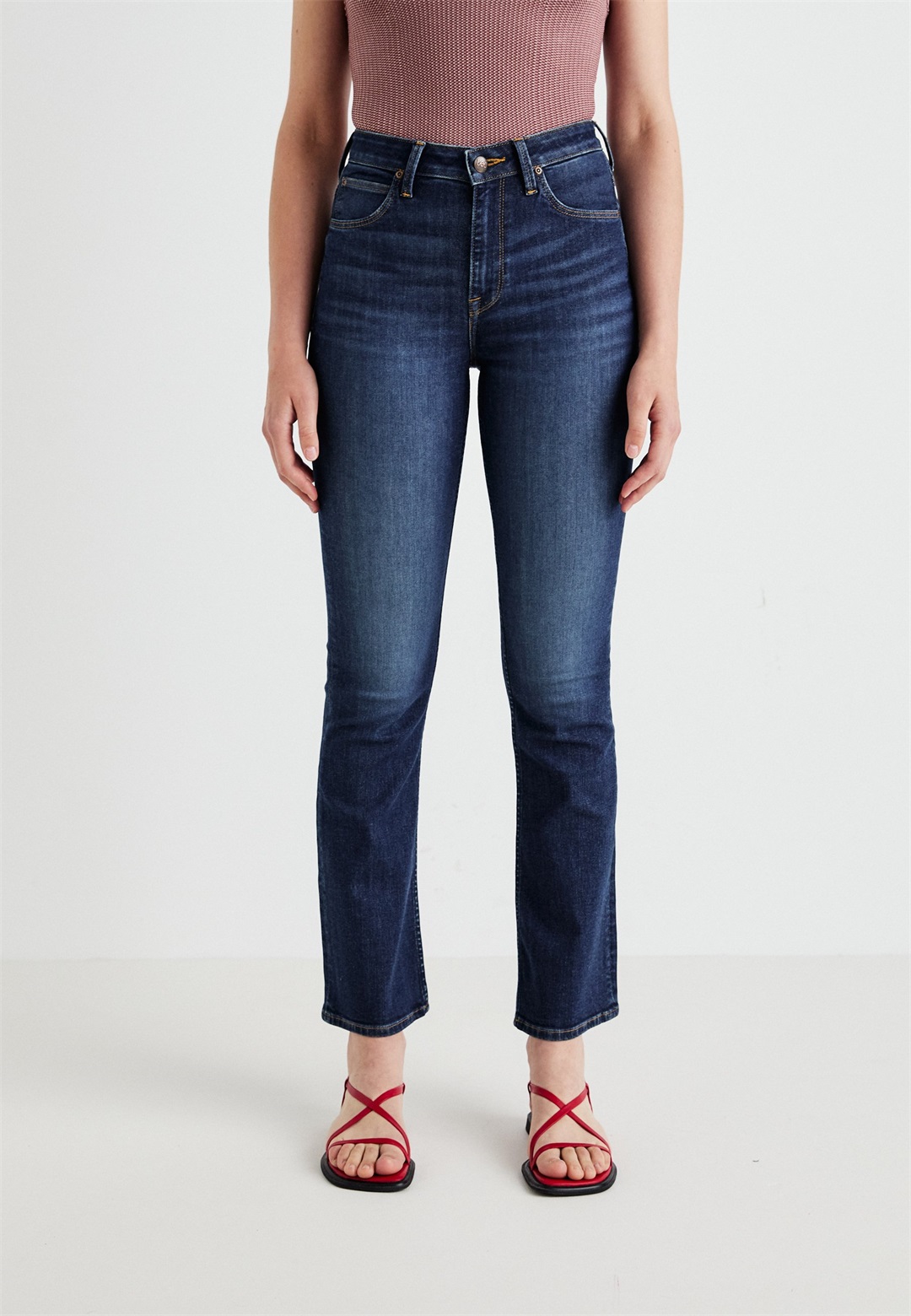 Lee BREESE - Jeans Bootcut - fervent blue/dark-blue denim