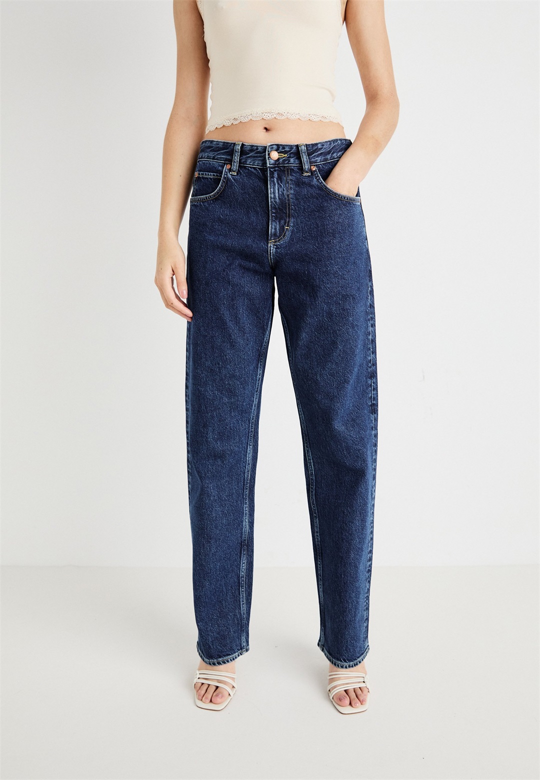 Lee RIDER RELAXED FIT - Jeans Relaxed Fit - good feedback/dark-blue denim