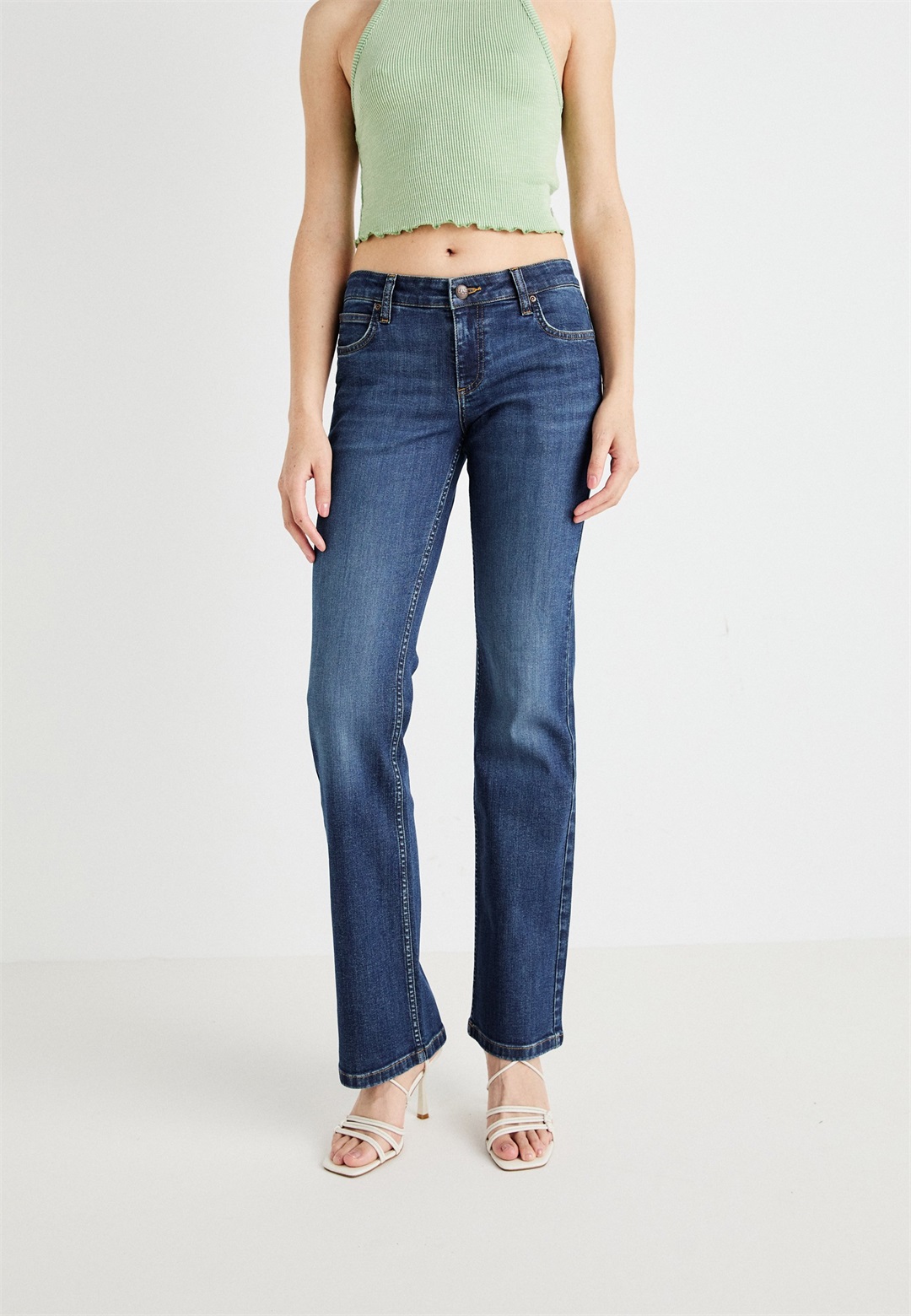 Lee JESSICA - Jeans Bootcut - take your time/dark-blue denim