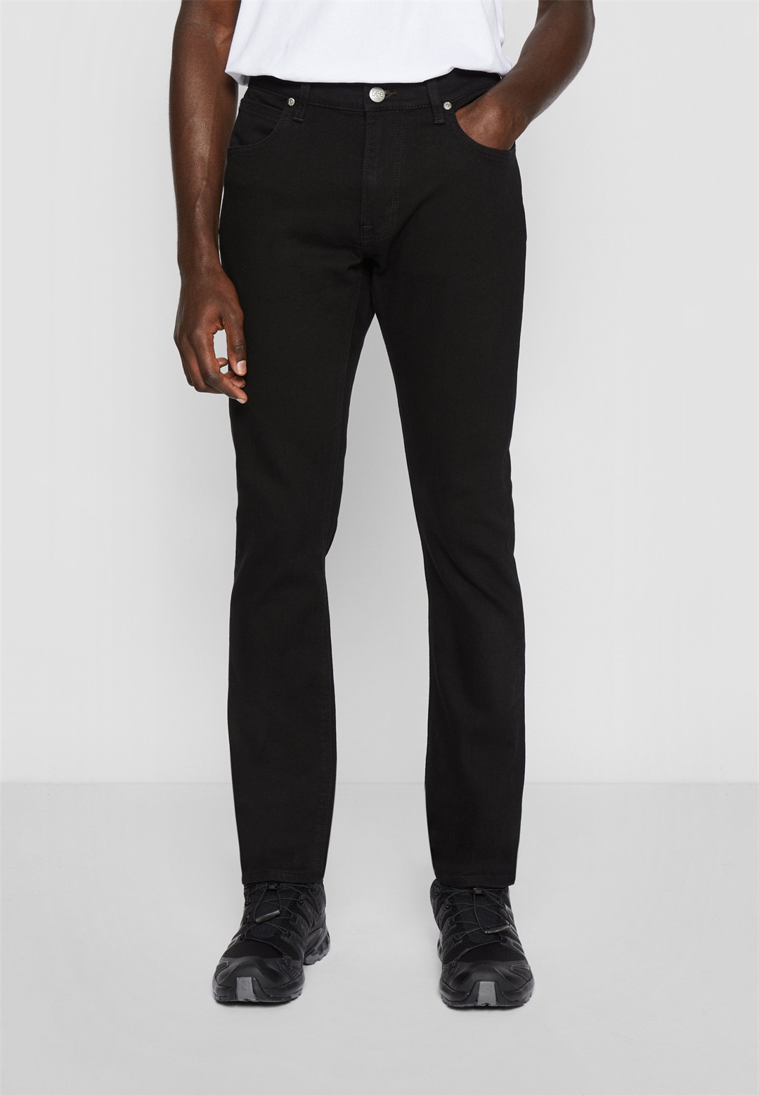 Lee LUKE - Jeans Slim Fit - clean black/black denim