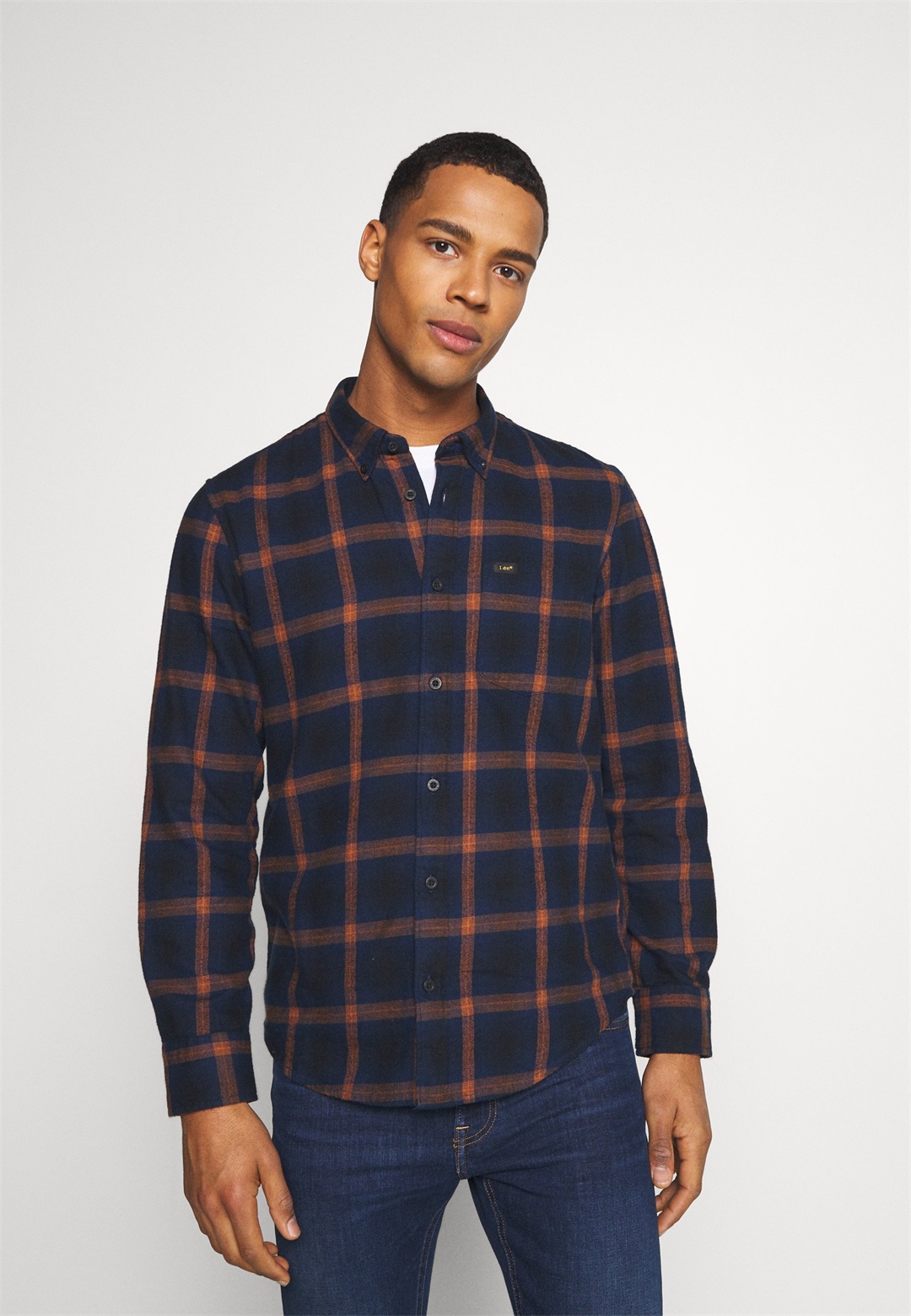 Lee BUTTON DOWN - Hemd - navy/dunkelblau