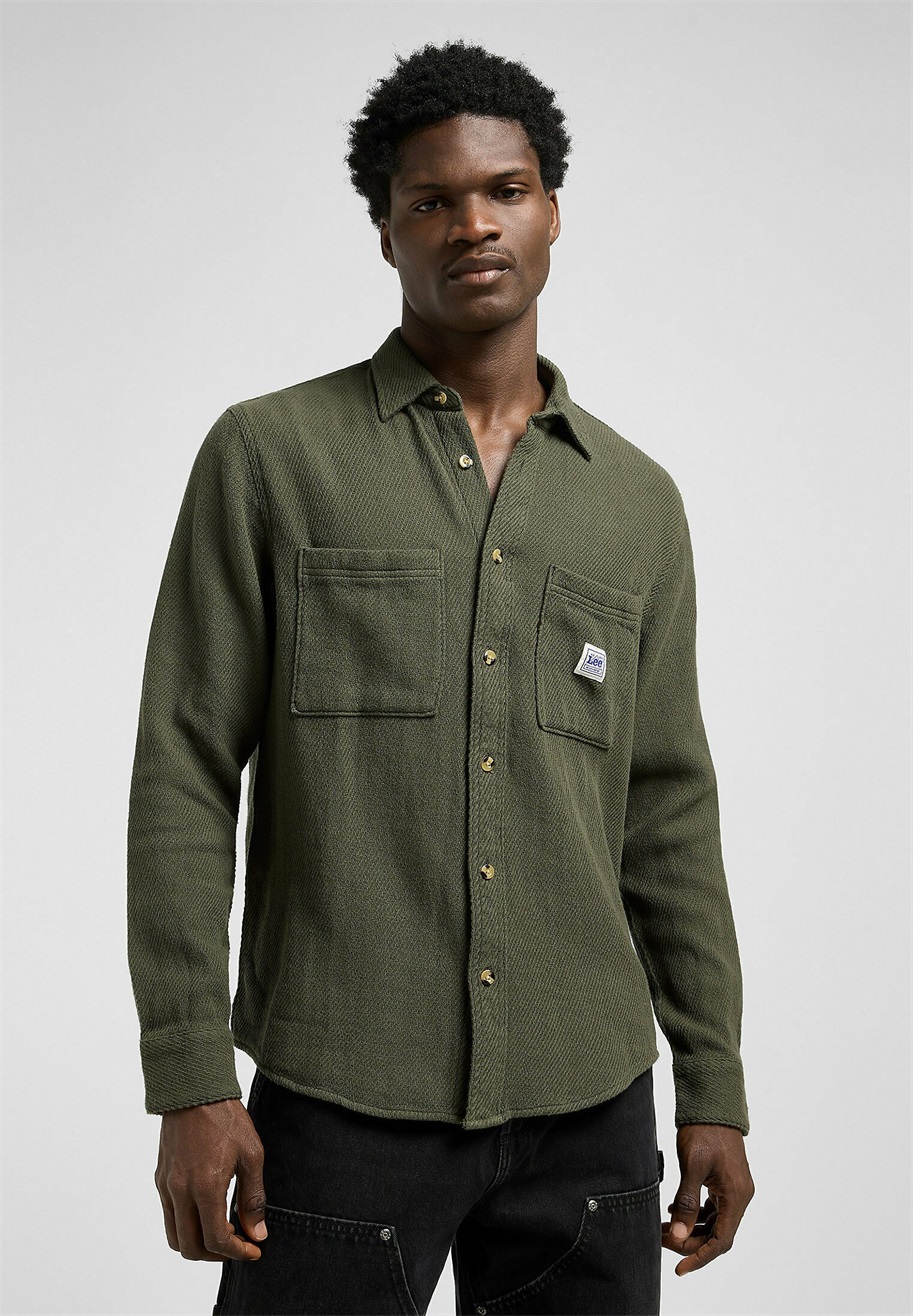 Lee Hemd - oak moss/dunkelgrün