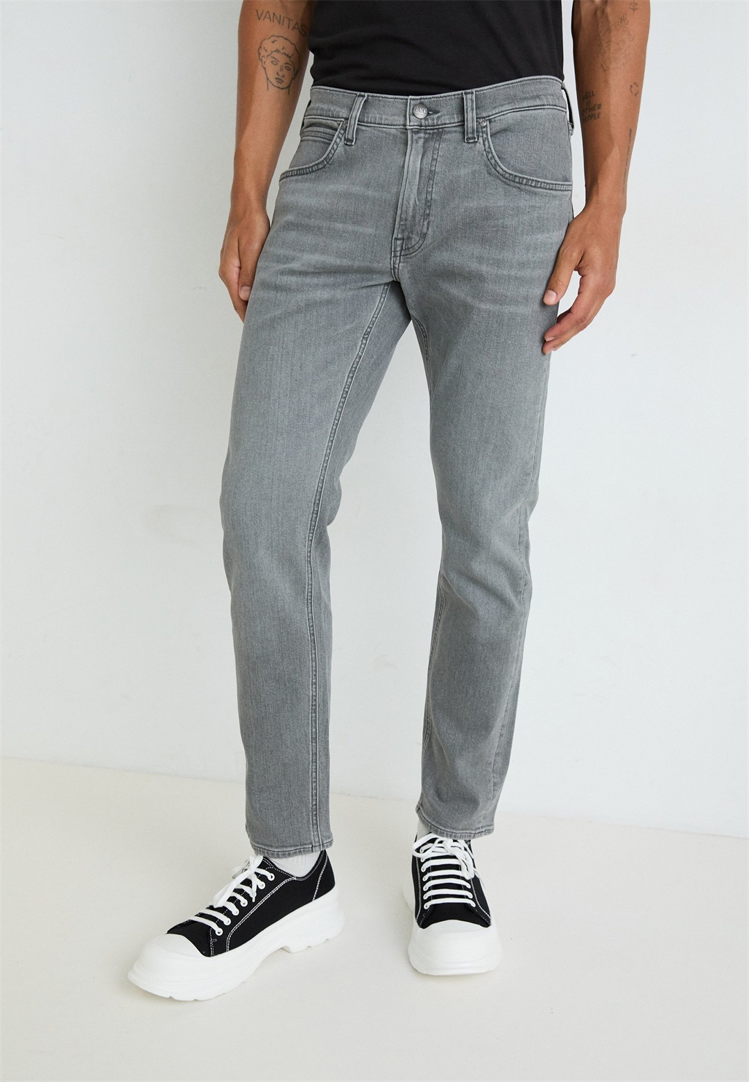 Lee DAREN - Jeans Straight Leg - alucard/grey denim