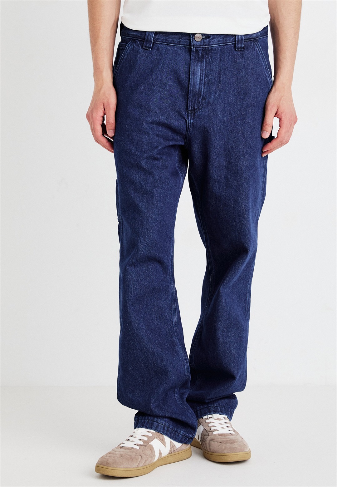 Lee CARPENTER - Stoffhose - save it/blue denim