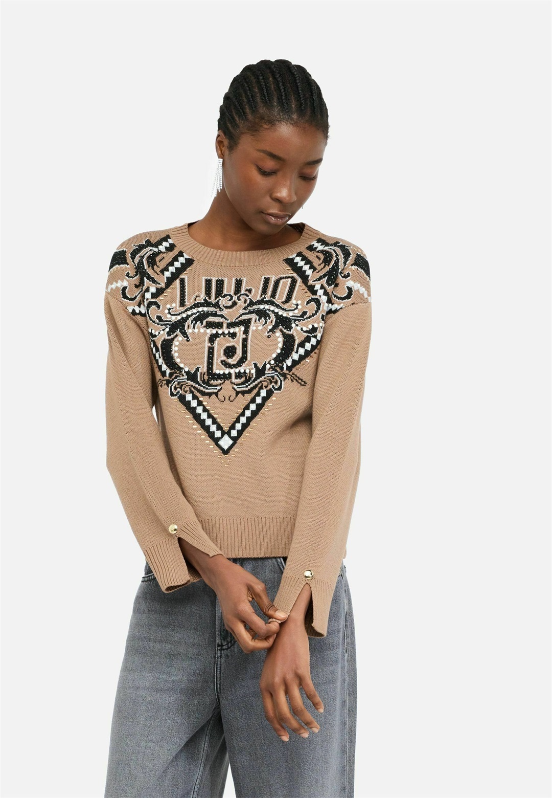 LIU JO Strickpullover - brown/braun