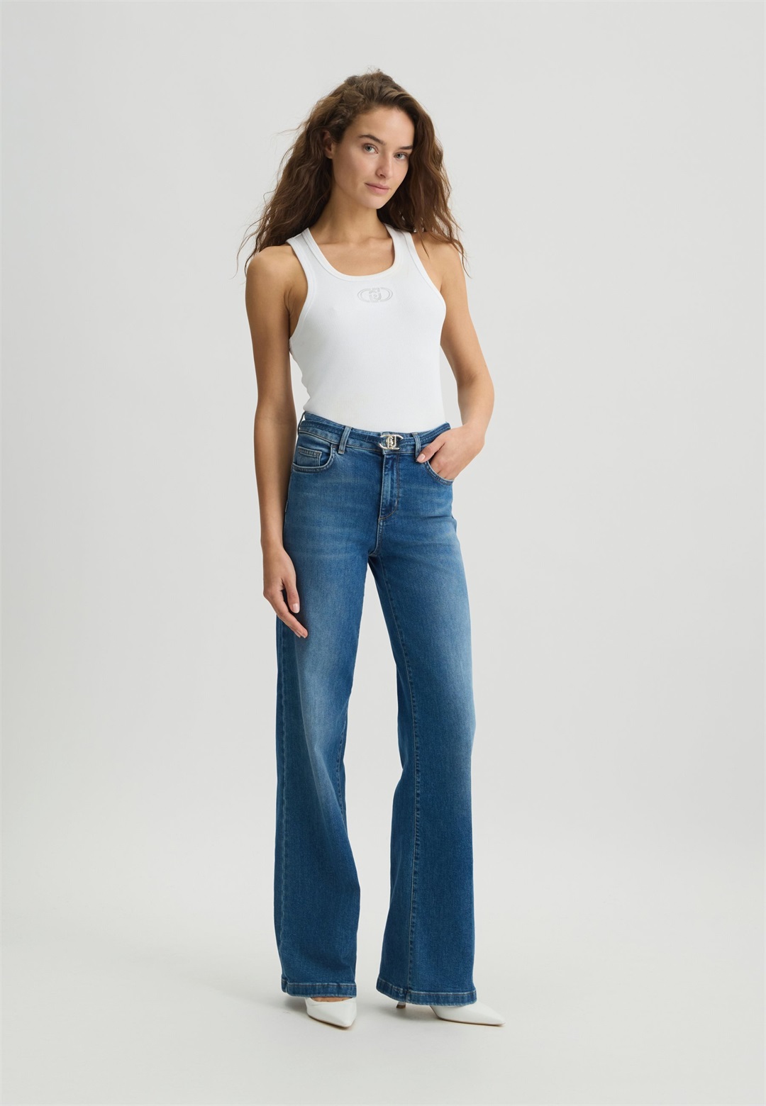 LIU JO Flared Jeans - blue denim