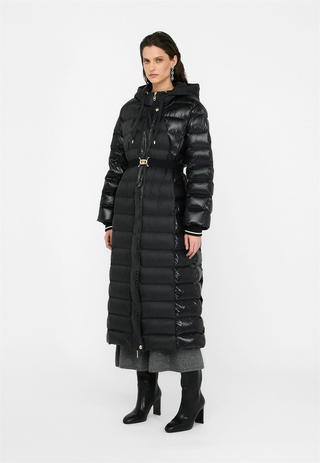 LIU JO WITH HOOD - Daunenmantel - black/schwarz