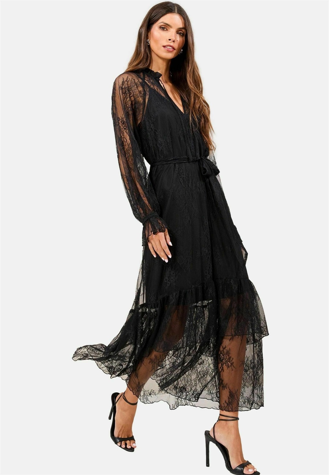 Lipsy Maxikleid - black/schwarz