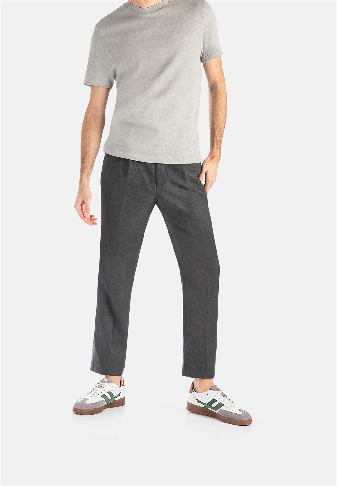 Lloyd ELIAN - Sneaker low - weissmeliert/weiß