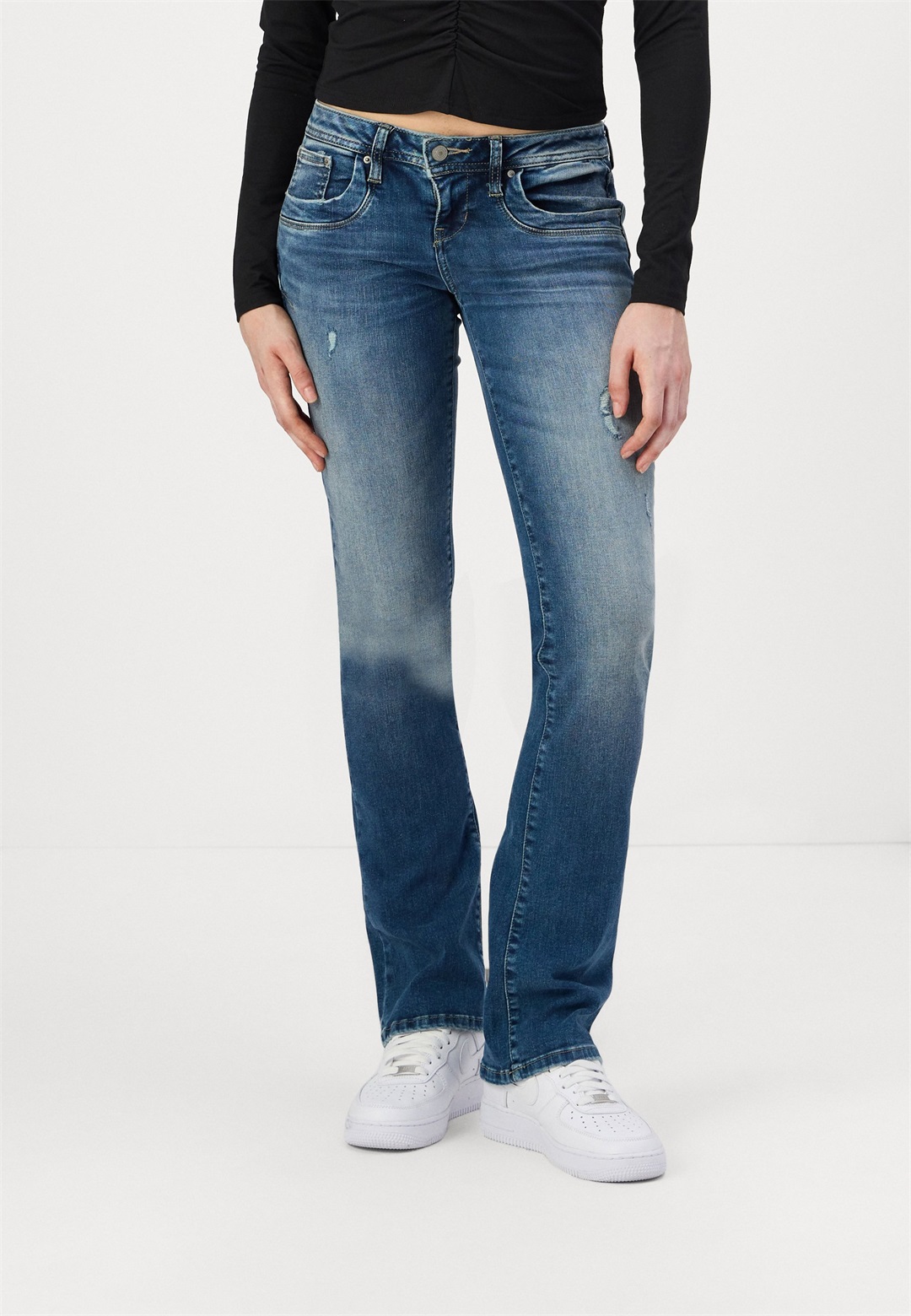 LTB VALERIE - Jeans Bootcut - cordelia wash/dark-blue denim