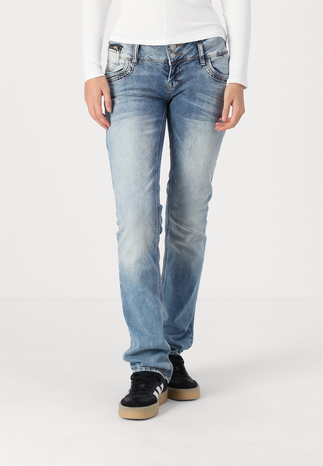 LTB JONQUIL - Jeans Straight Leg - caitlin/light-blue denim