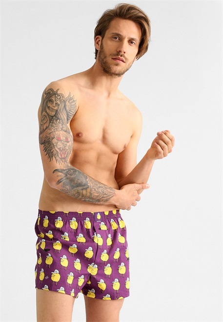 Lousy Livin Underwear 2 PACK - Boxershorts - purple/black/schwarz