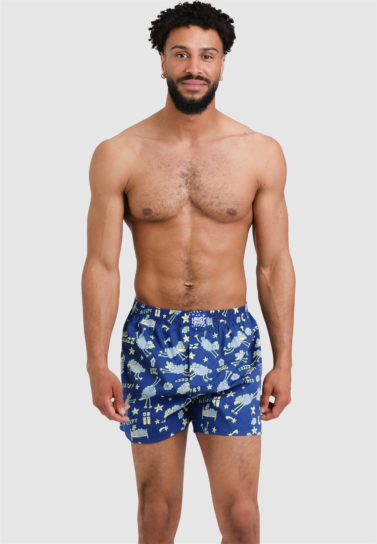 Lousy Livin Underwear 2ER-PACK SHEEP YOGA - Boxershorts - purify/blau