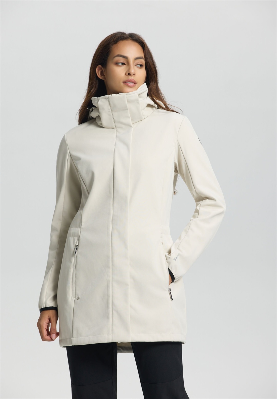 Luhta ILONIEMI - Parka - puder/nude