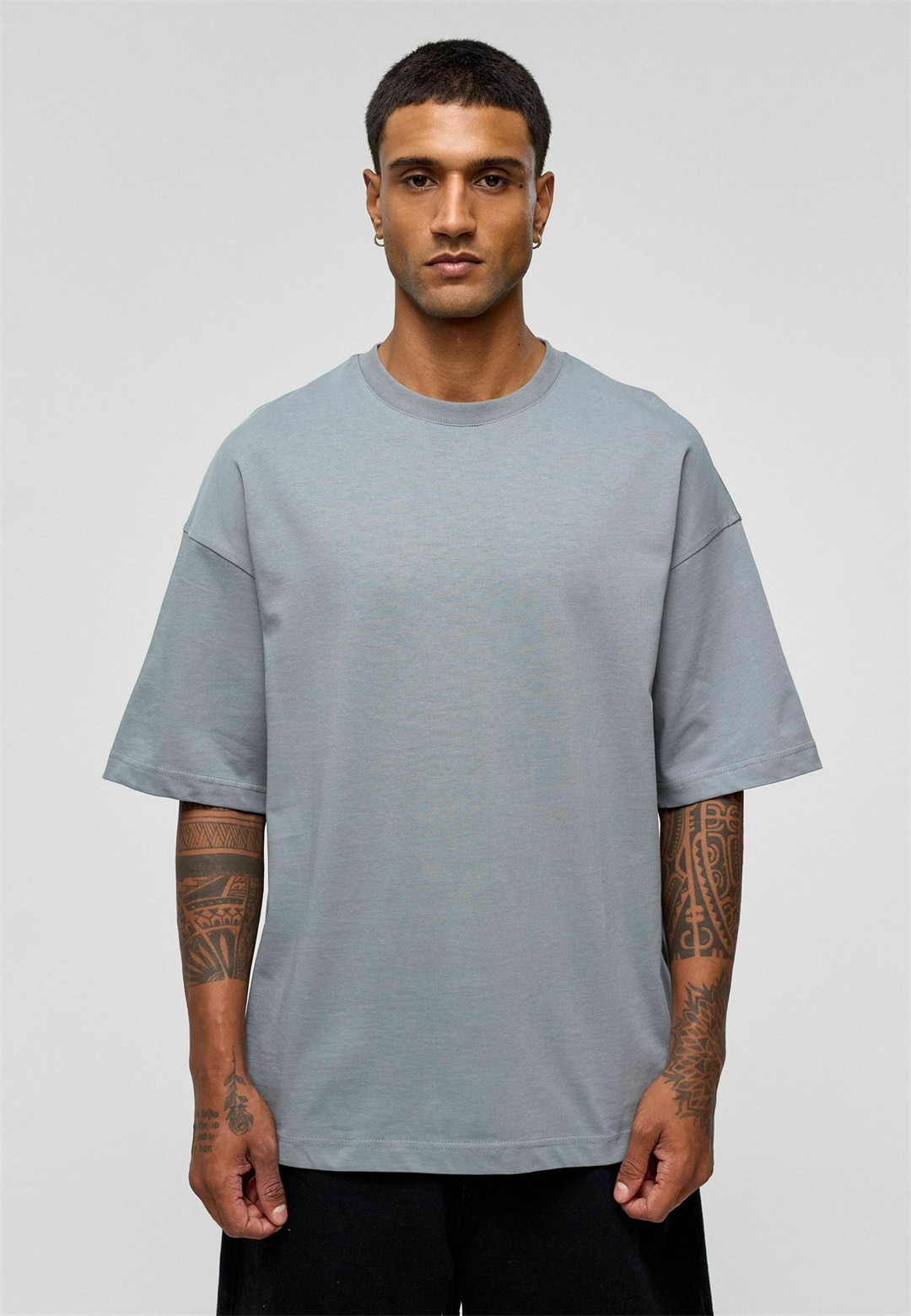 Lucy & Sam JONATHAN - T-Shirt basic - smoked/neonblau