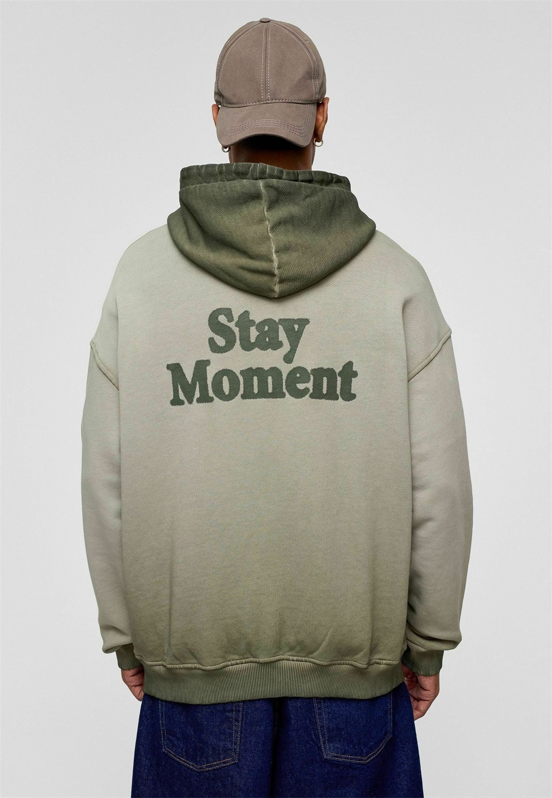 Lucy & Sam Kapuzenpullover - light khaki/hellgrün-meliert