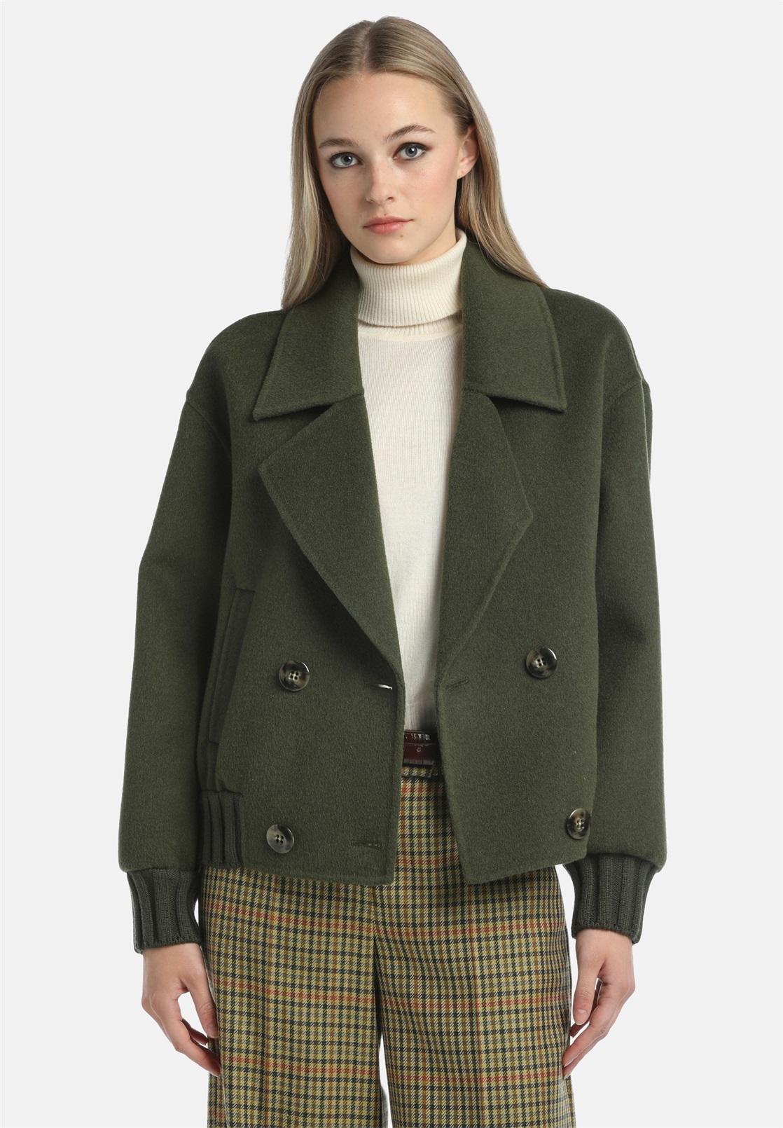 Luisa Spagnoli SAMBAS - Übergangsjacke - verde militare/dunkelgrün