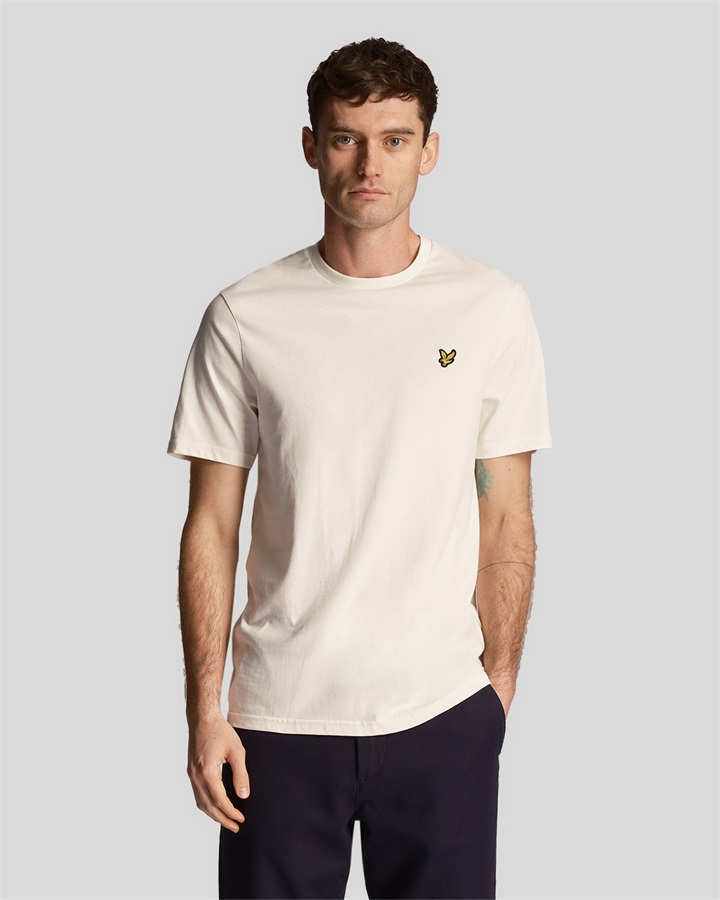 Lyle & Scott T-Shirt basic - chalk/weiß