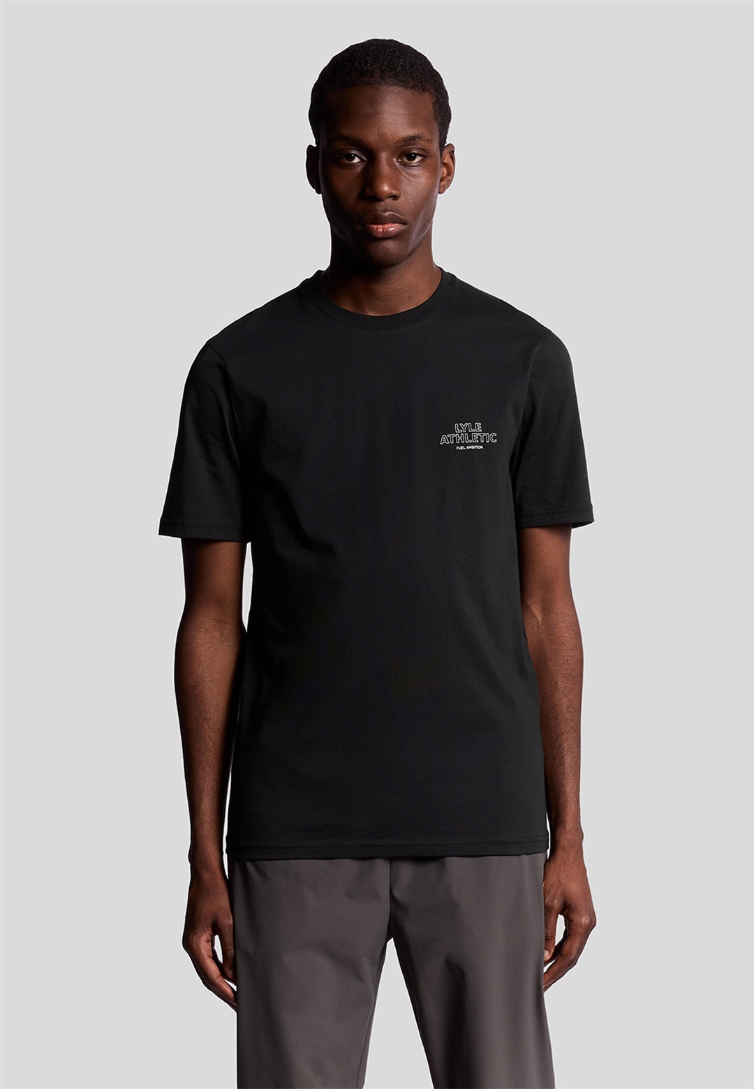 Lyle & Scott SS LYLE ATHLETIC - T-Shirt print - jet black/schwarz