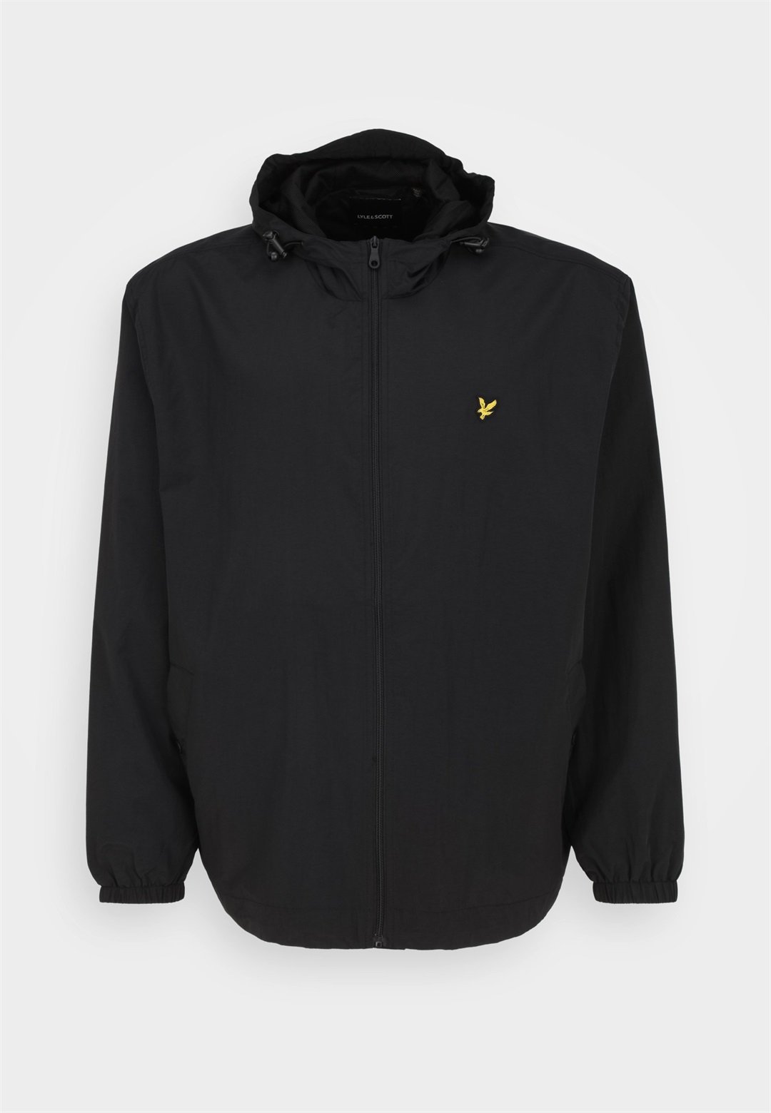 Lyle & Scott ZIP THROUGH HOODED JACKET - Leichte Jacke - jet black/schwarz