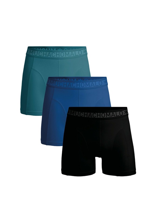 MUCHACHOMALO 3-PACK - Boxer Briefs - black blue green/schwarz
