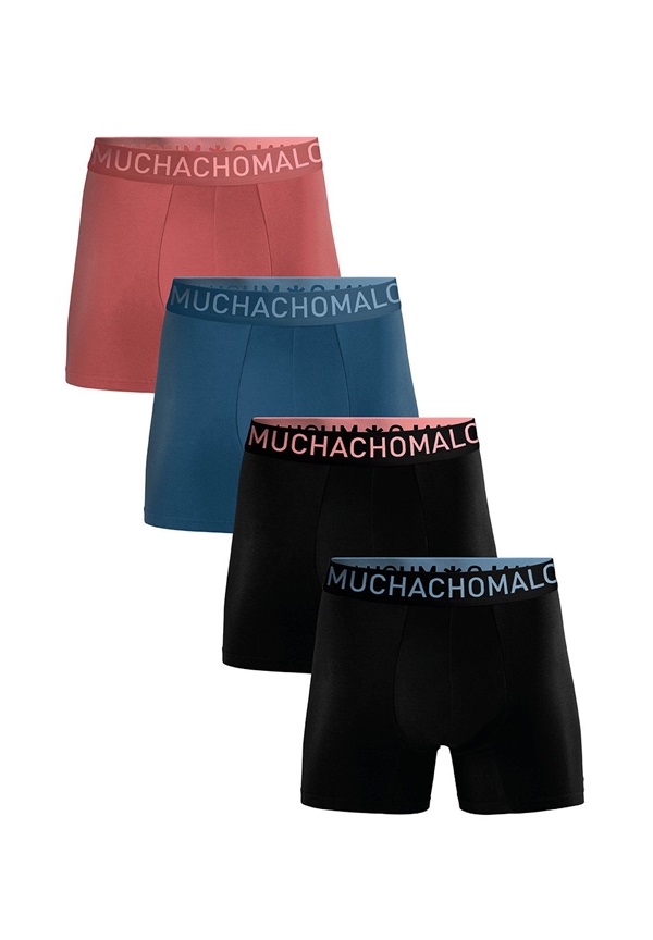 MUCHACHOMALO 4-PACK - Boxer Briefs - black/schwarz