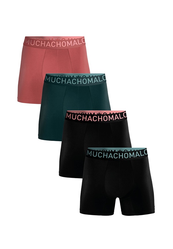 MUCHACHOMALO 4-PACK - Boxer Briefs - black/schwarz