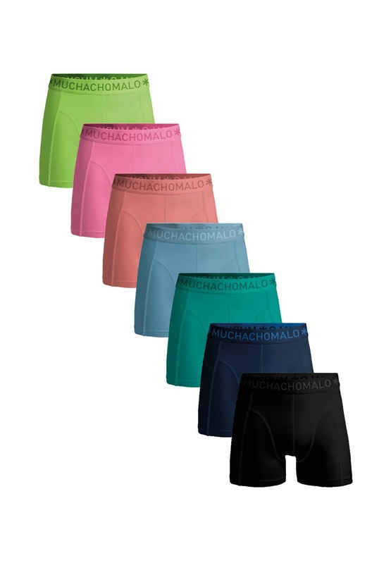 MUCHACHOMALO 7-PACK - Boxer Briefs - black blue green pink/schwarz