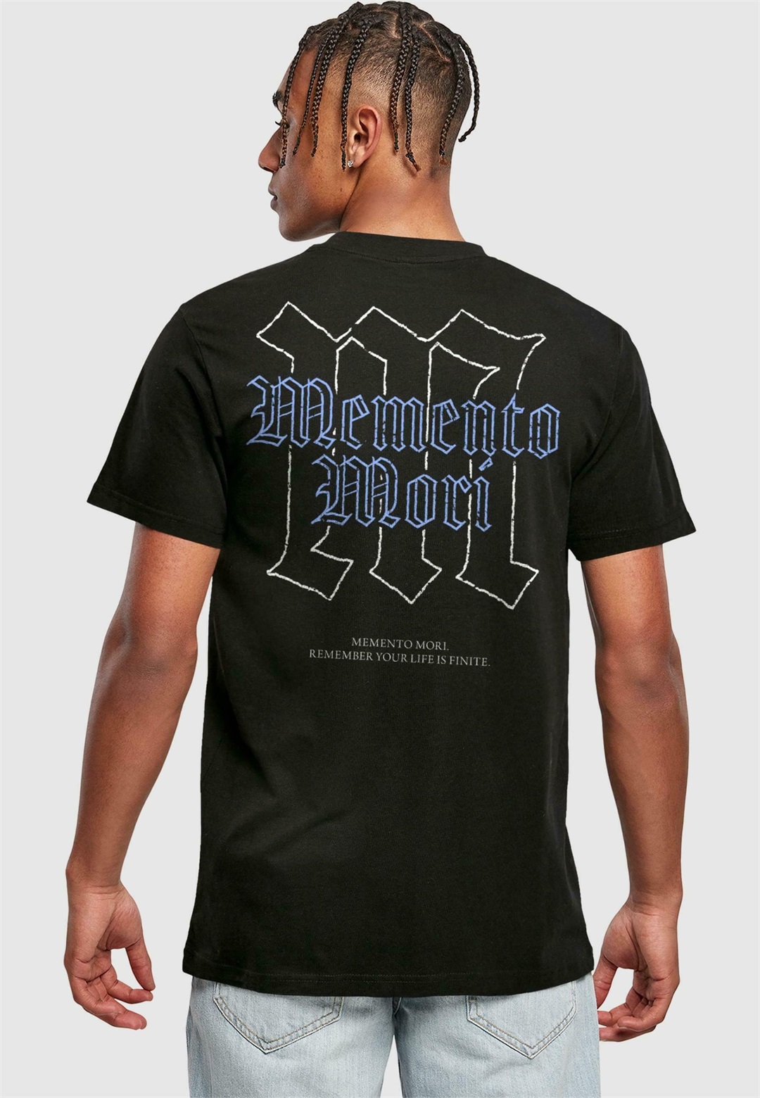 Mister Tee MEMENTO MORI - T-Shirt print - black/schwarz