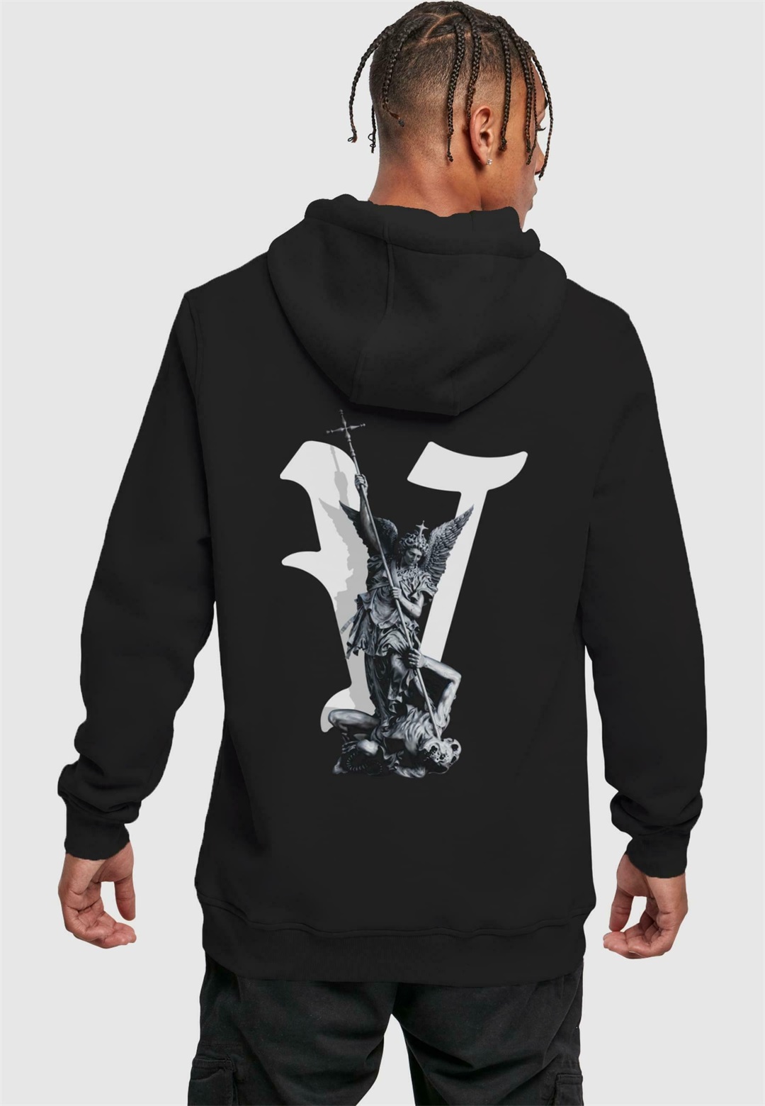 Mister Tee VICTORY REIGNS HOODY - Kapuzenpullover - black/schwarz