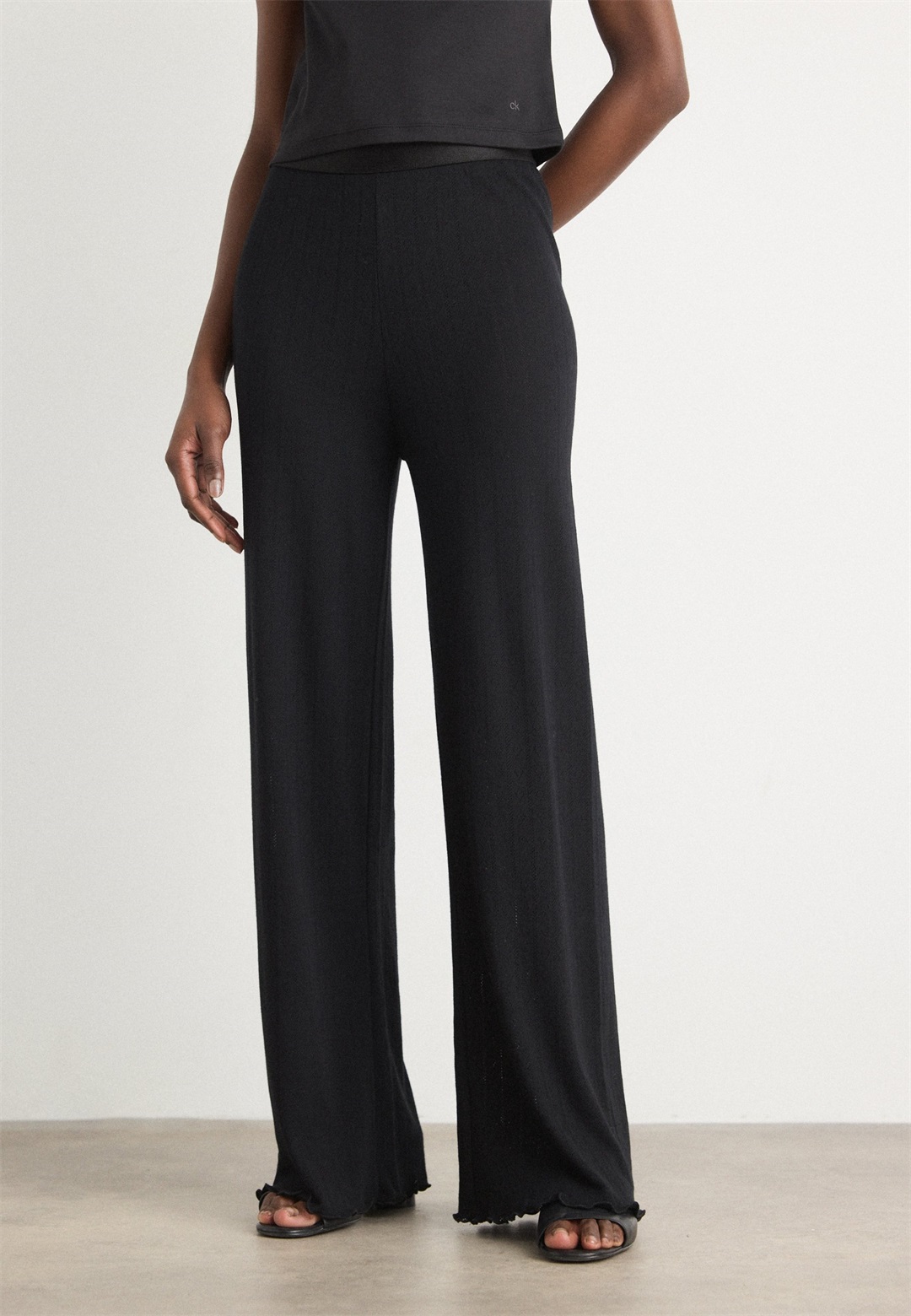 Mads Nørgaard PANTS - Stoffhose - black/schwarz