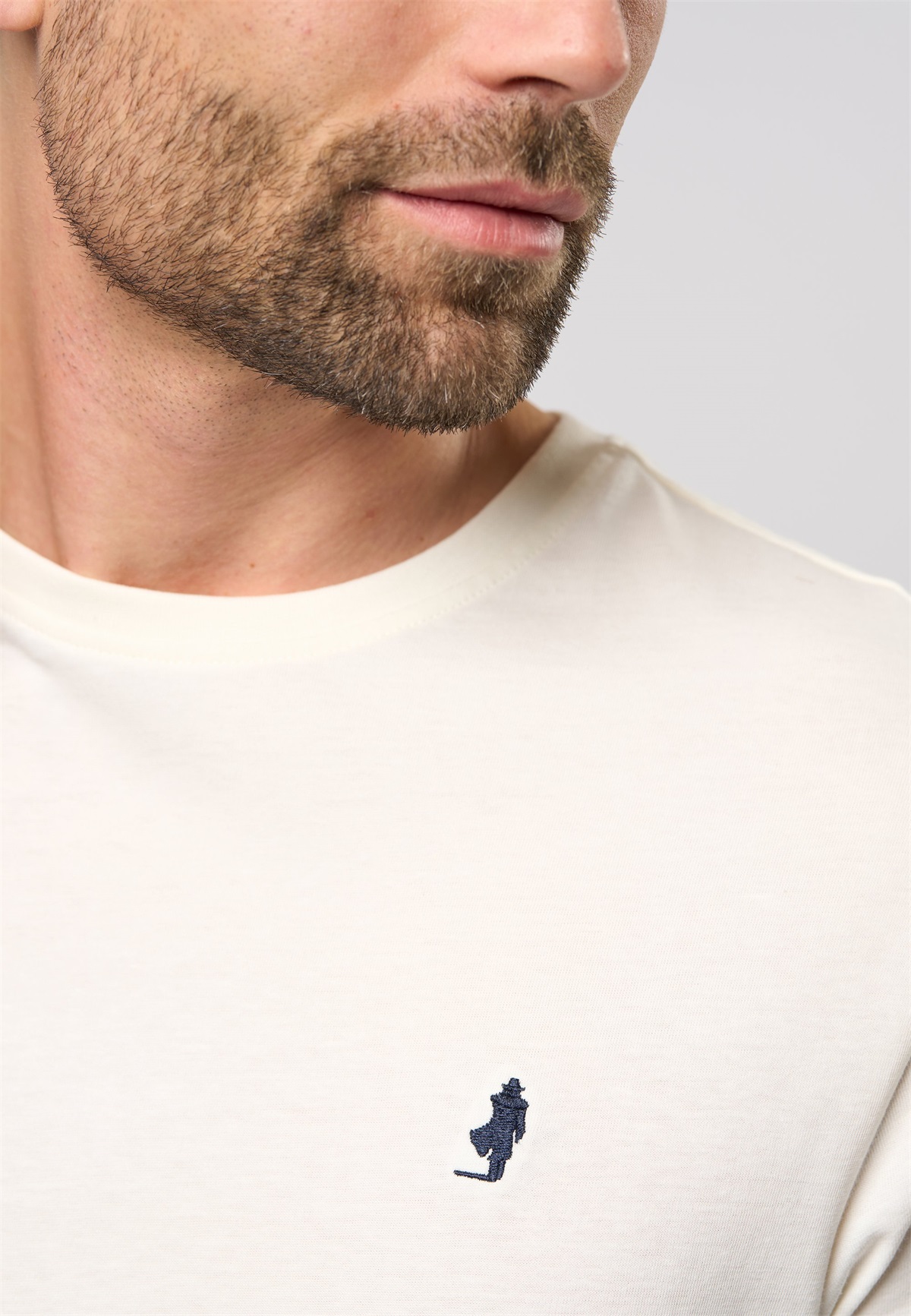 MCS TEXAS - T-Shirt basic - jet stream/offwhite