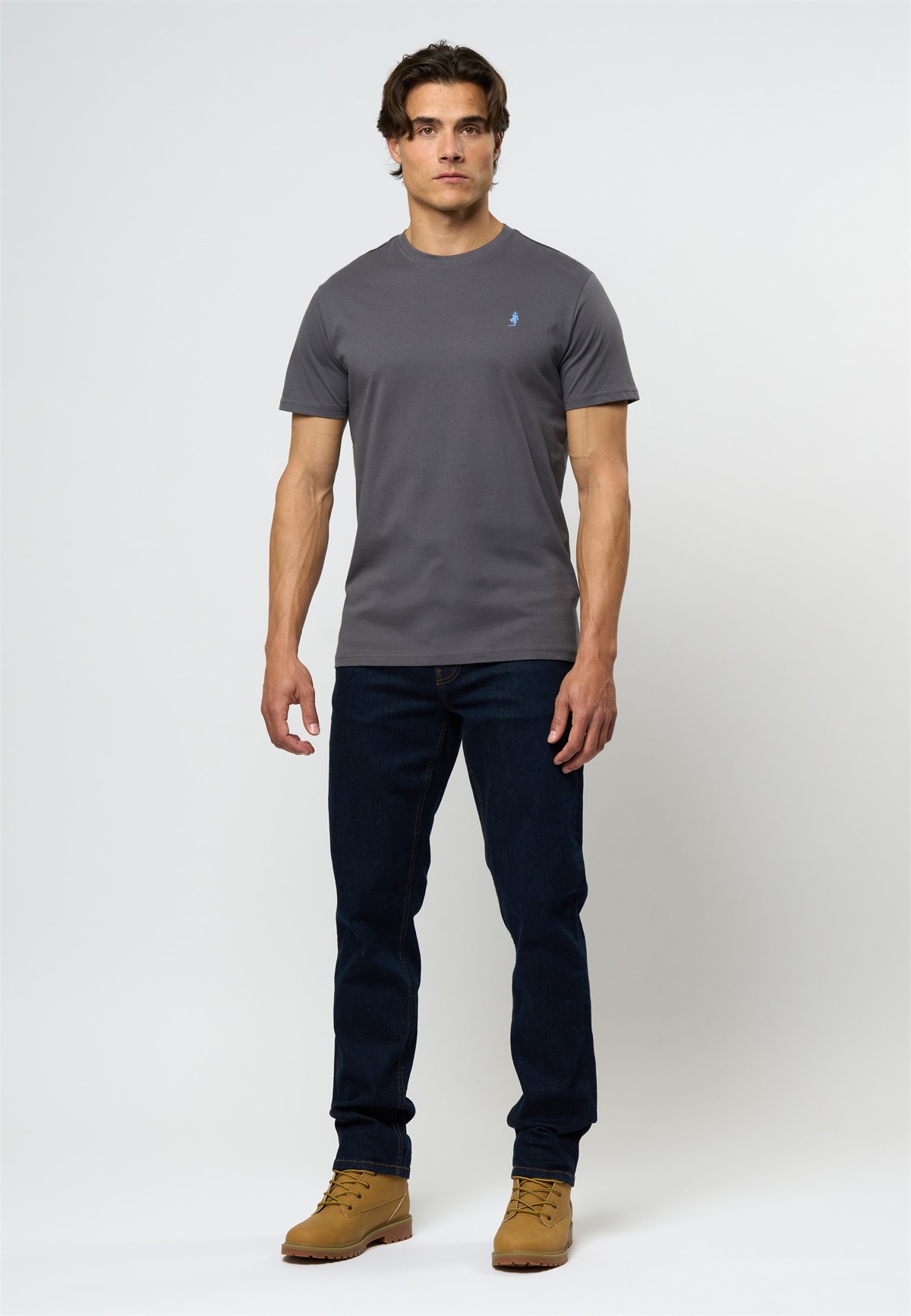 MCS OHIO 3 PACK - T-Shirt basic - irongate otter beetle/beige