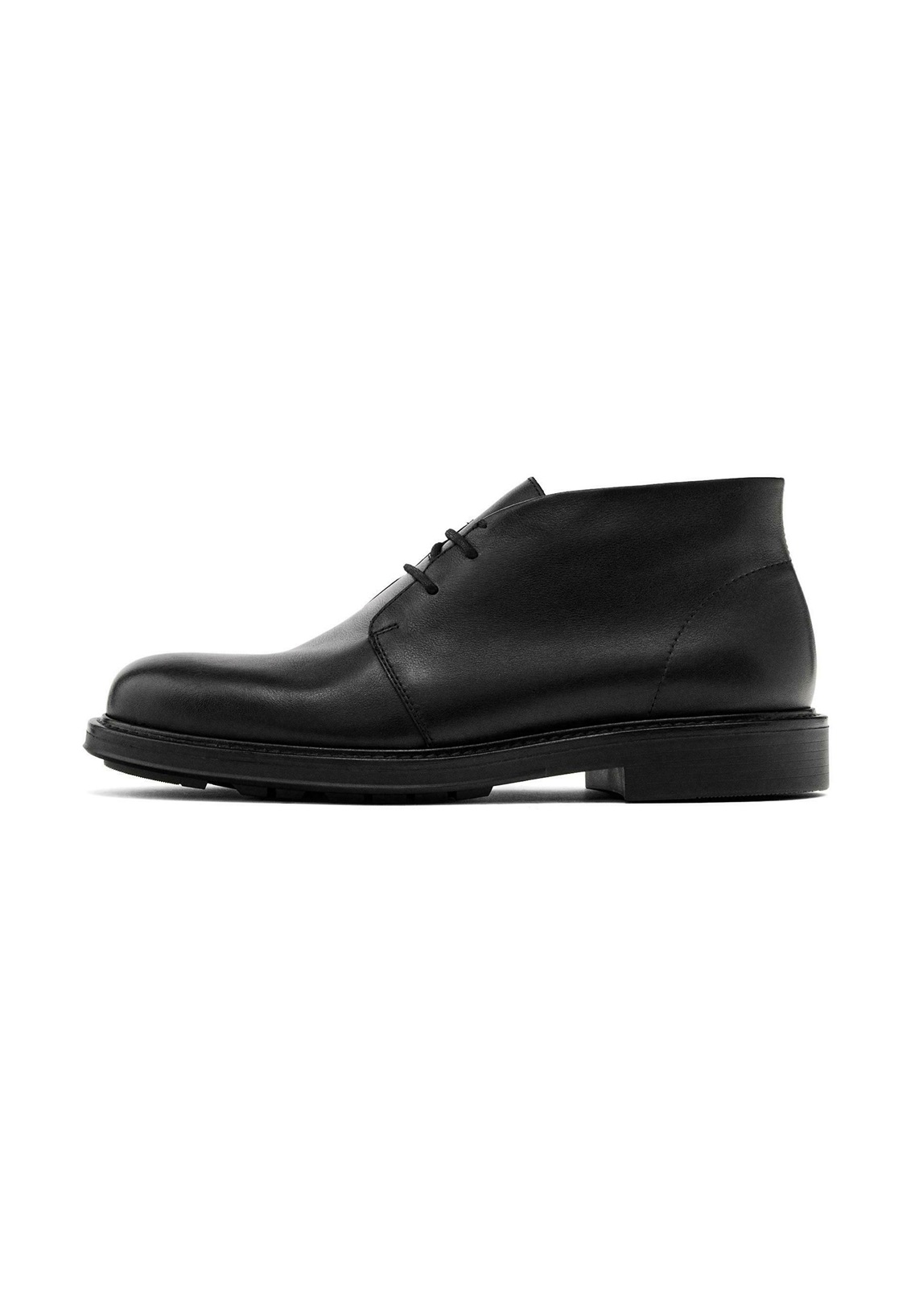 Massimo Dutti Schnürstiefelette - black/schwarz