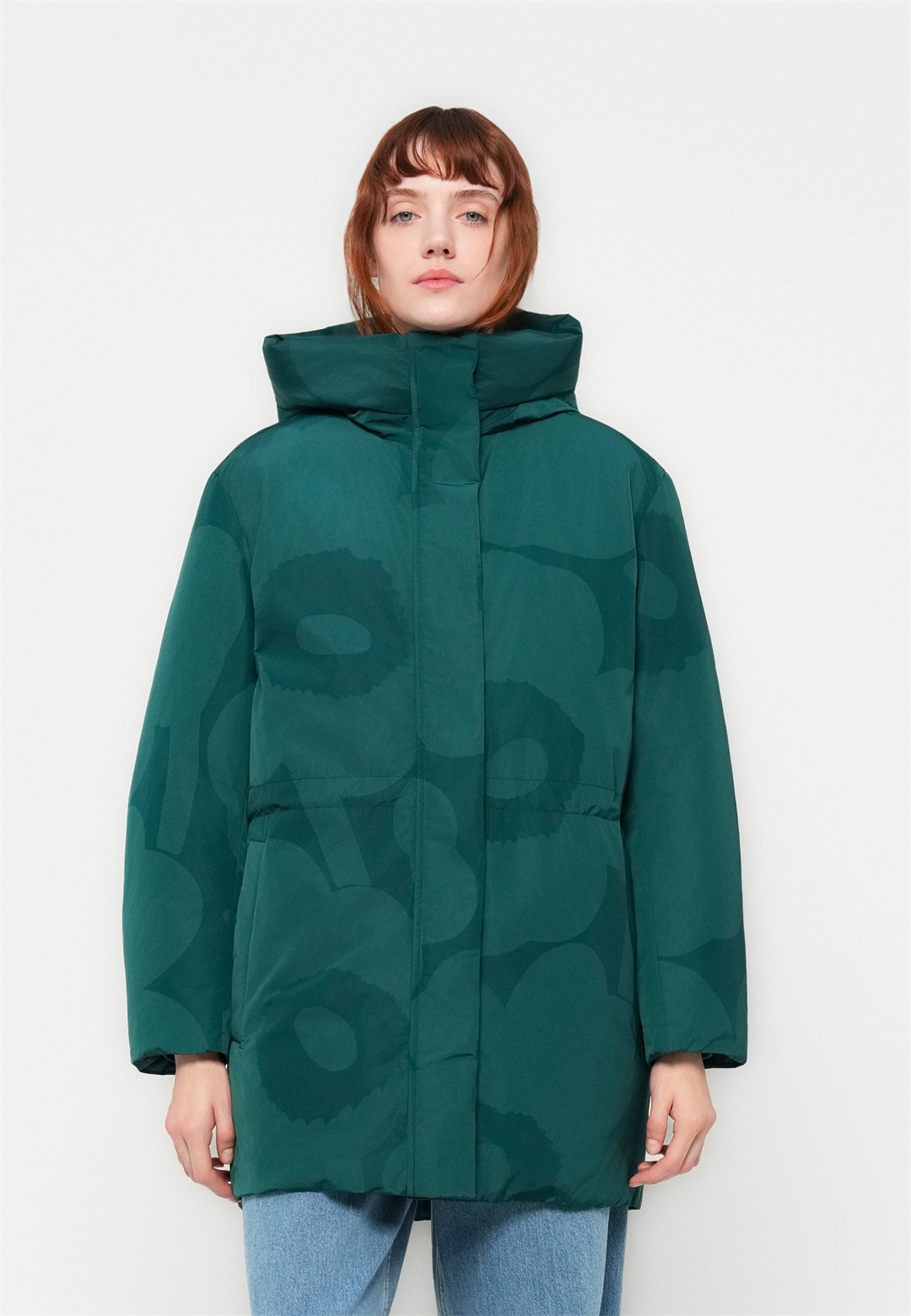 Marimekko KÄÄNNÖS - Winterjacke - dark green/green/grün
