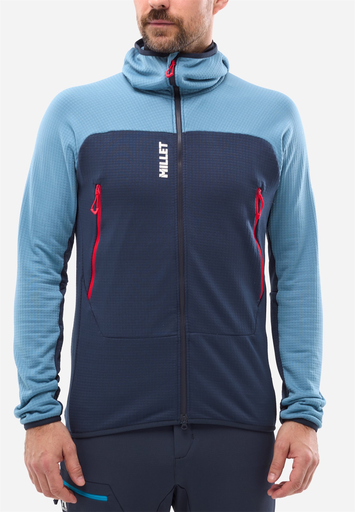 Millet FUSION GRID - Fleecejacke - bleu/blau