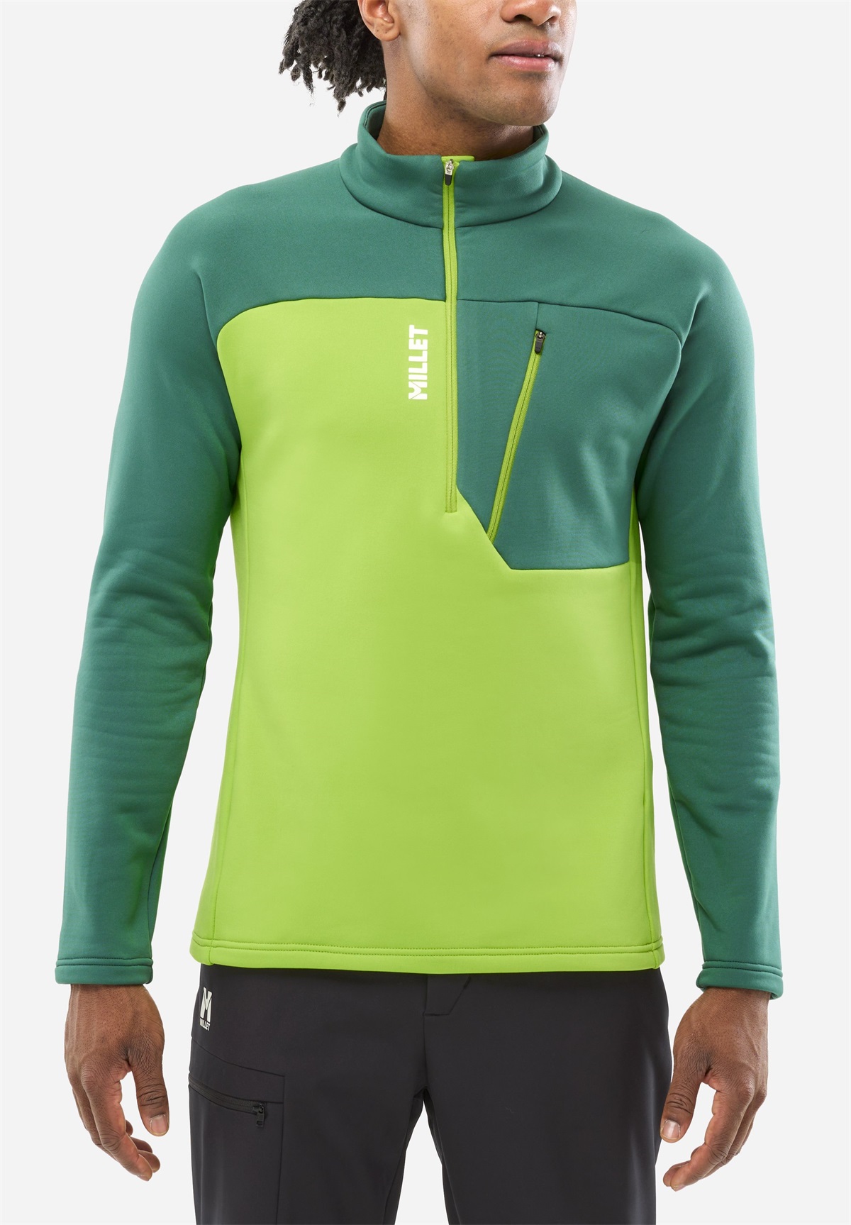 Millet SENECA PO ZIP - Fleecepullover - vert/grün