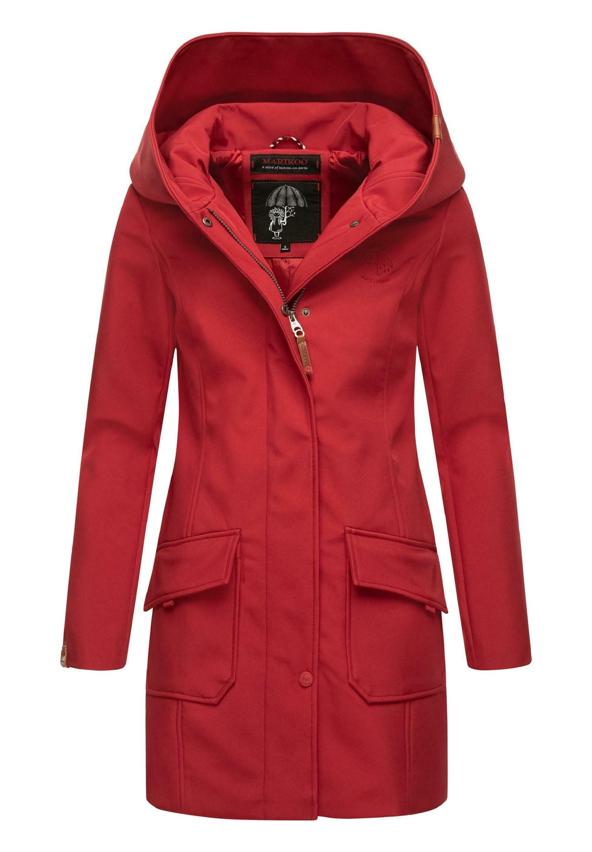 Marikoo MAYLEEN - Regenjacke / wasserabweisende Jacke - dark red/dunkelrot