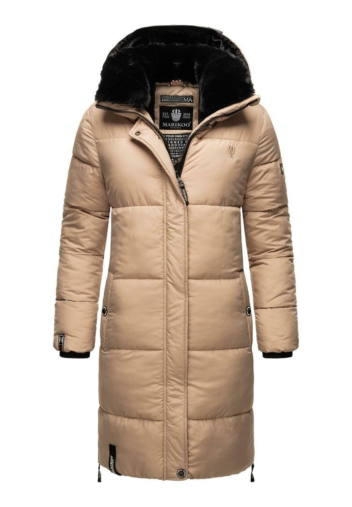 Marikoo STRELIZIAA - Wintermantel - taupe