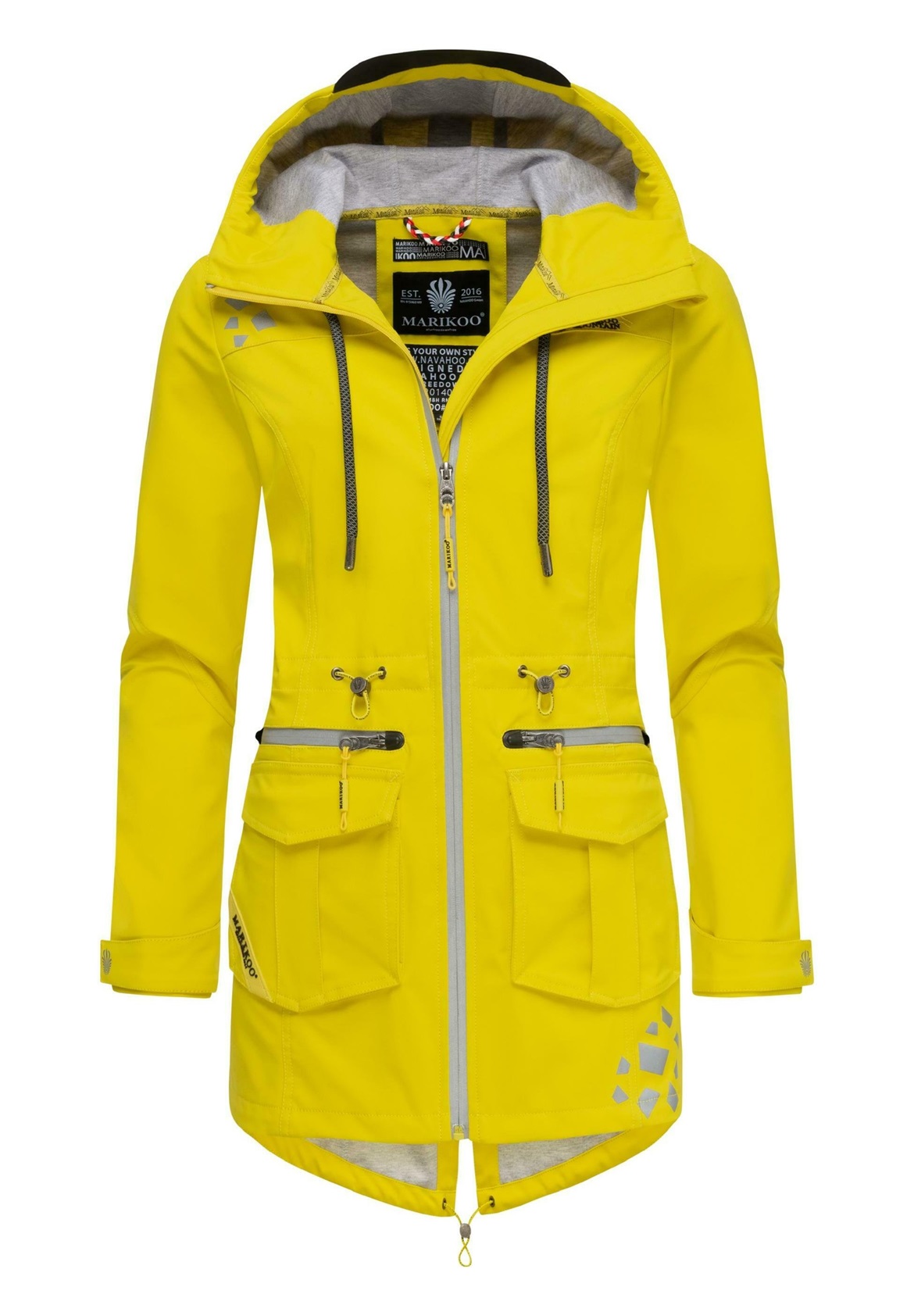 Marikoo ULISSAA - Regenjacke / wasserabweisende Jacke - dark yellow/gelb