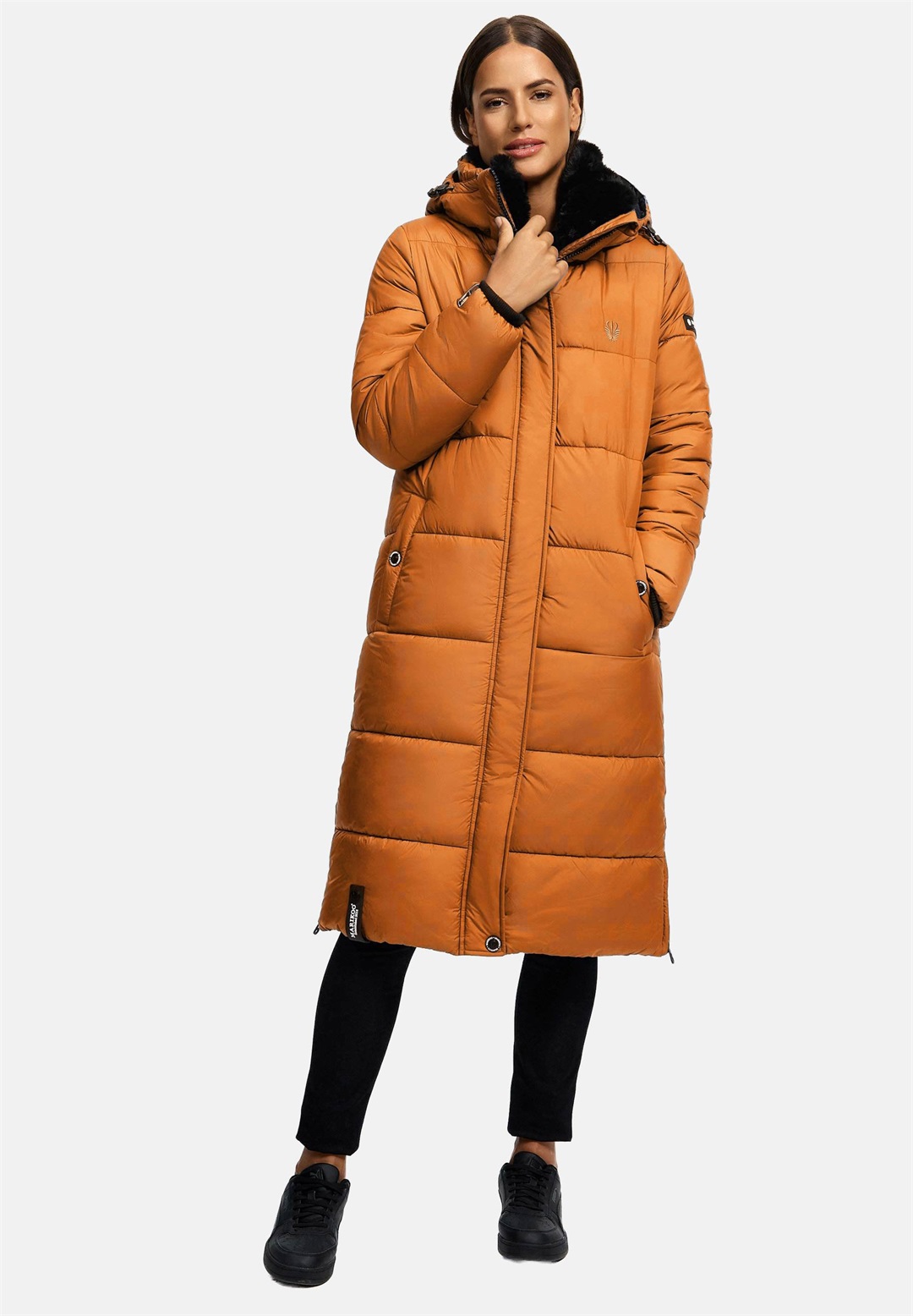 Marikoo RELIZIAA - Wintermantel - apricot sorbet/orange