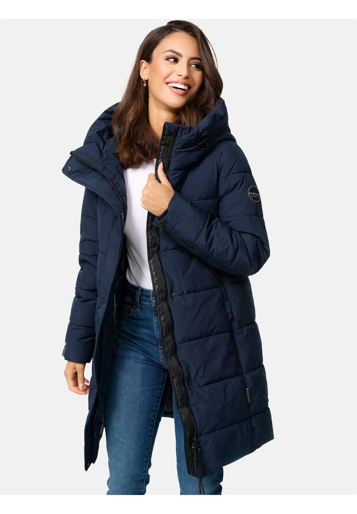 Marikoo Wintermantel - dark blue/dunkelblau