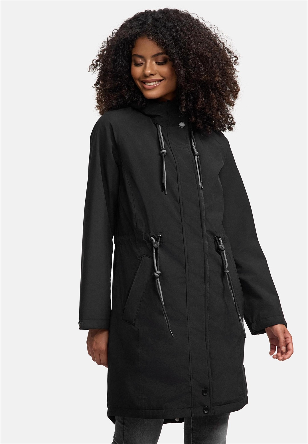 Marikoo KURZMANTEL MEGUMII 16 - Winterjacke - black/schwarz
