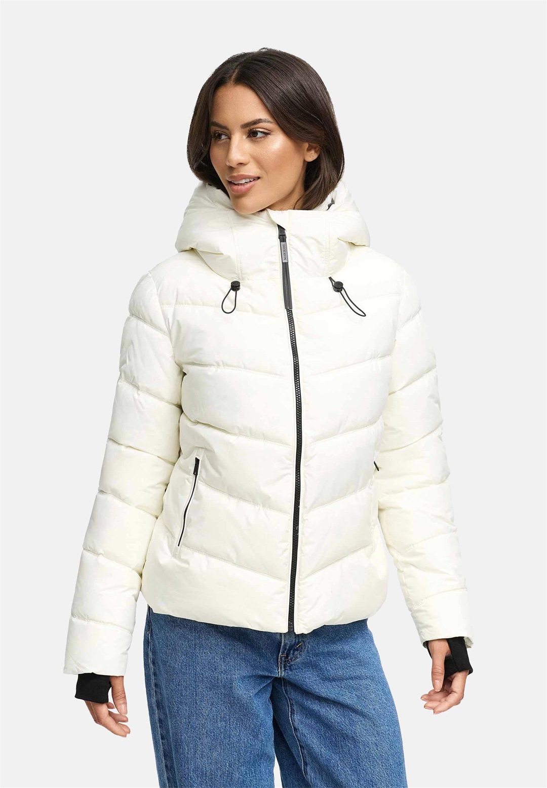 Marikoo Winterjacke - offwhite/weiß