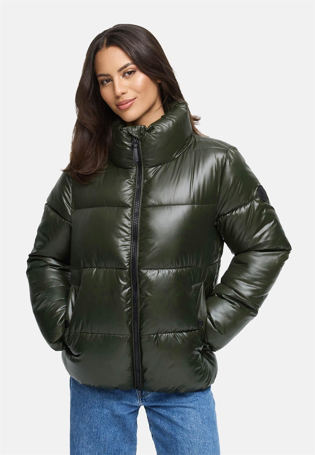 Marikoo Winterjacke - dark olive/oliv