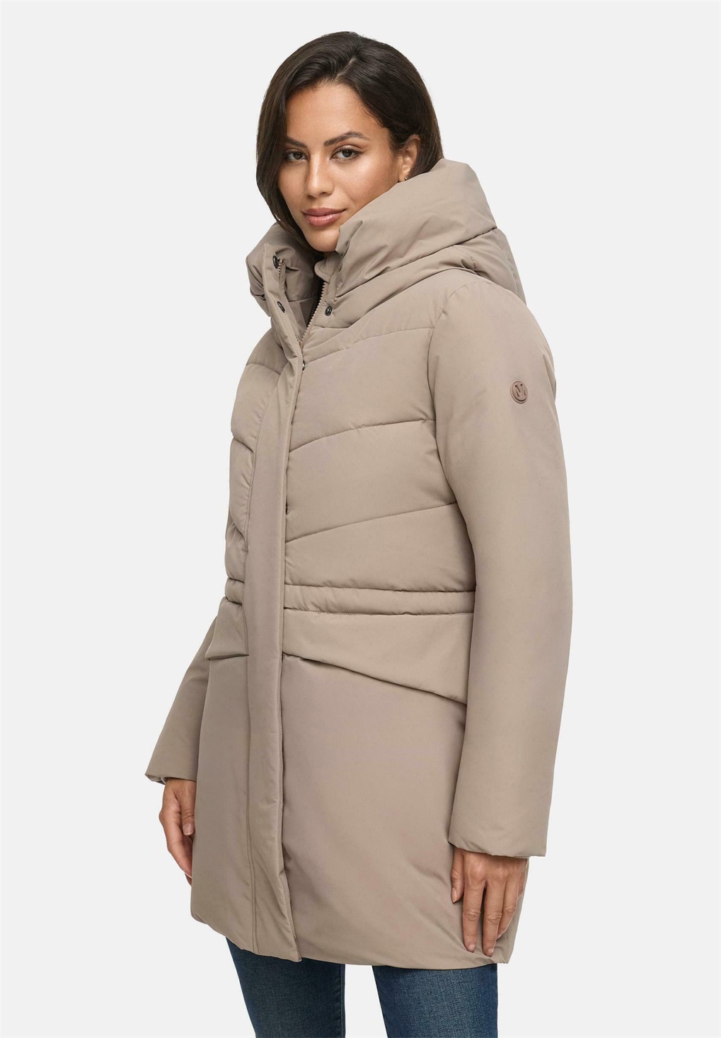 Marikoo DELILAH - Wintermantel - taupe grey/taupe
