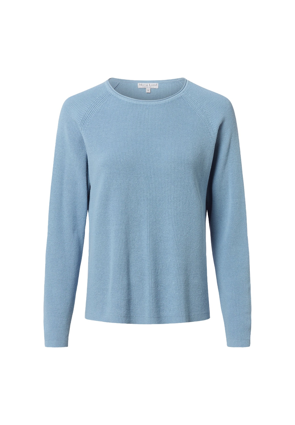 Marie Lund Strickpullover - hellblau/blau